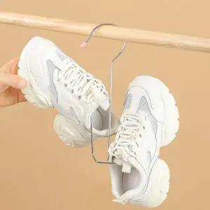 [오너클랜]WL 걸이형 스텐 신발 건조대 운동화 슬리퍼 실내화 거치대