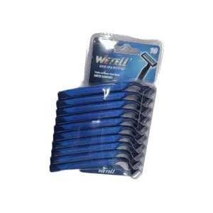 위텔 면도기 10P 일회용 3중날 10개입 제모용 휴대용 WEF033C