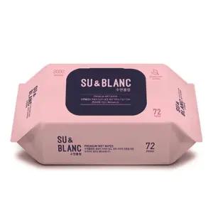 수앤블랑 물티슈 캡형 72매 3개