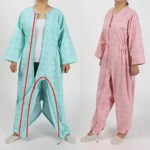 지퍼형 치매우주복 잠금장치 지퍼 환자용우주복 치매환자복