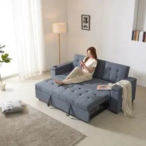 노아가구 펴니셔 소파베드 3인용소파 킹침대 아쿠아원단