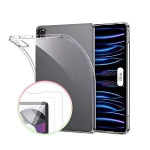 [알티피아]아이패드 프로12.9 3세대 투명 젤리 케이스+강화유리