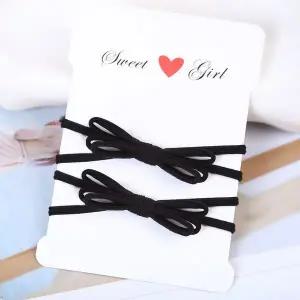 [콩심팥심]똥머리밴드 머리정리 스크런치 머리끈팔찌 여성머리끈