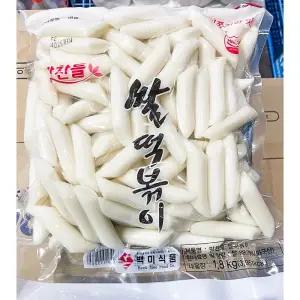 백미 쌀 떡볶이떡 진공 중 1.8kg/요리용/조리/식재료/분식/떡볶이/매장/분식집/가정용/요리/맛있는/떡/재료