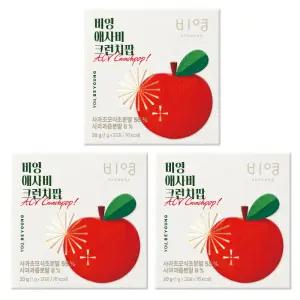 애사비 크런치팝 사과식초 간식 20포 x 3개