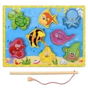 우드벨 바다 입체 자석 낚시놀이 불가사리 5783c 가베 도형 모양 퍼즐 끼우기 맞추기/물놀이/놀이/물고기