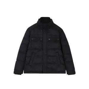 [롯데백화점]버커루 남성 아웃포켓 하이넥 나일론 다운 점퍼 B234DW410P