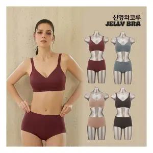 신영와코루 26신상 젤리와이어 브라팬티 후크형 4세트 1643538