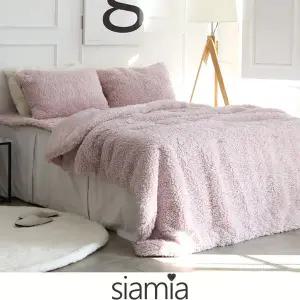 [시아미아]윤스홈 체드 양털극세사 한겨울 이불 퀸(특대형) 3color