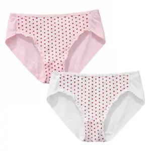 [롯데백화점]예스 (2종택1)러블리 리본 면스판,하트 하트 모달 여성 팬티 2종택1 YSWPB141WPB143