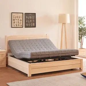 매쉬원 마사지 모션베드 3D 매트리스 편백나무 원목 침대세트 제우스 슈퍼싱글