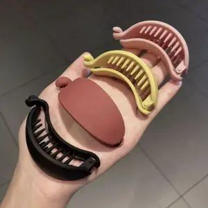 [셀러에이드]바나나핀 대왕 반묶음 머리핀 집게핀 올림머리 헤어핀