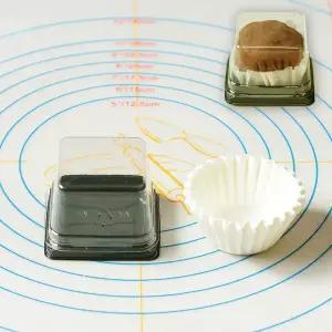 두쫀쿠 포장 용기 1구 유산지 포함 20개 / 양갱 화과자 케이스