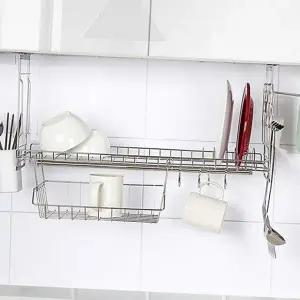 선반 정리대 주방 걸이 조리대 씽크 선반 싱크대 수납 스테인레스 풀세트 부착식 벽걸이 건조대 걸이대