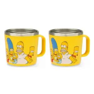 릴팡 손잡이 유아컵 내열 스텐 물 우유컵 260ml X2개