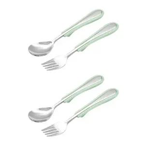 릴팡 유아 스텐 스푼 포크 세트 이유식 준비물 X2