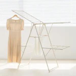 홈앤미 튼튼한 대형 접이식 4단 이불 빨래건조대