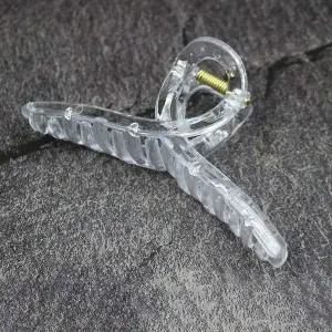 [골드스마일]투명집게핀 투명집게핀 반묶음 올림머리용