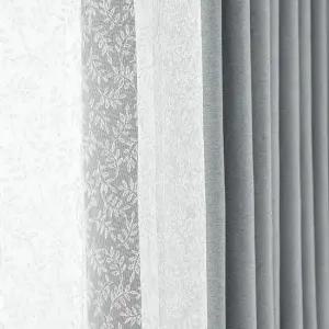 [지나송]피오레 자수 암막커튼 대형(440×230cm) 커튼 2세트