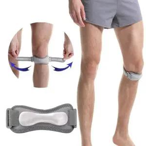 고급 실리콘 패드 무릎 보호대 런닝 헬스 니슬리브 슬 (WFHLWYV)