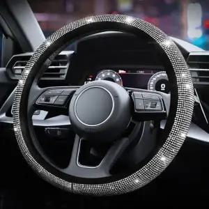 자동차 사계절 핸들커버 운전대 손잡이 장식 차량용품 (WFHLWHR)