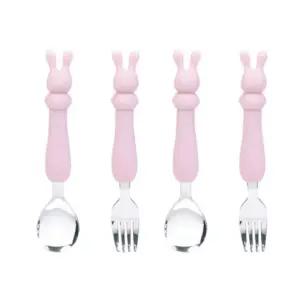 릴팡 유아 스푼 포크 세트 신학기 준비물 토끼 X 2개