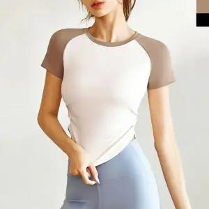 여자스포츠티 여성헬스복 상의 반팔운동복