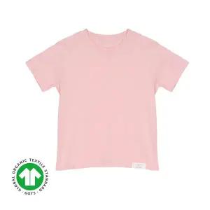 [쁘띠램프]오가닉 아동 슬럽 인디핑크 반팔 티셔츠