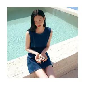 [LAP] 라운드 슬림 미니 데님원피스 AR2DO561 898456