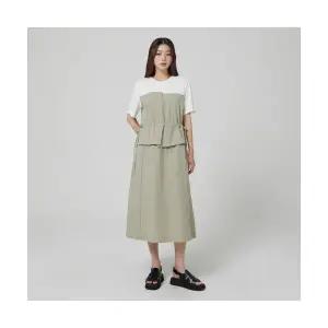 [LAP] 티셔츠 배색 뷔스티에 롱원피스 AR3WO860 897534