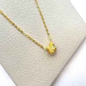 24K 순금 1돈 센트럴 목걸이(18K 연결고리 장식)