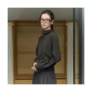 [LAP] 스카프 레이어드 하이넥블라우스 AR4WBA61 896515