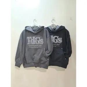 [더데이걸] 체크패치 후드 맨투맨 TGMH26104 [P003748589]