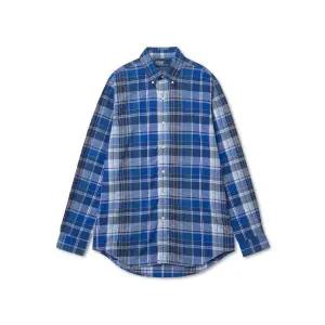 [폴로 랄프 로렌]POLO RALPH LAUREN Pony Trio 클래식핏 포플린 체크 셔츠-블루멀티 MNPOWOV16823872-40...