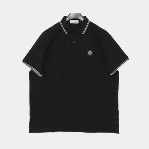 스톤아일랜드 26SS 패치로고 카라 스트라이프 반팔 남성 PK티셔츠 L1S152200010 S0018 V0029