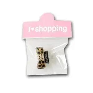 [골드스마일]태극 큐빅 집게핀 머리핀 머리고정 헤어핀 올림머리 헤어집게핀