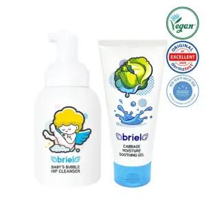 베이비 버블 엉덩이 클렌저 300ml+양배추 모이스처 수딩젤 160ml