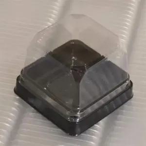 화과자케이스 1구 떡포장 두쫀쿠 케이스 사각 투명 화과자 두바이쫀득쿠키 케이스 포