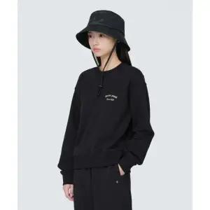 [SNOW PEAK]SNOWPEAK APPAREL 여성 레터링 세미 크롭 맨투맨 SFHT63 Black SFHT63BK 898647