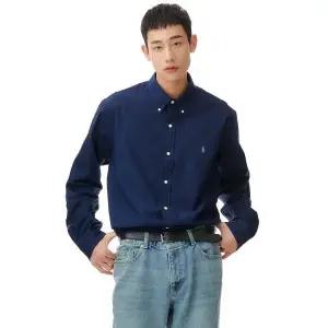 [폴로 랄프 로렌]POLO RALPH LAUREN 롱슬리브 포플린 셔츠 - 네이비 MNPOWOV16822109-410 896781