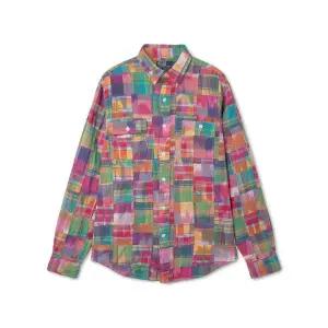 [폴로 랄프 로렌]POLO RALPH LAUREN 클래식핏 패치워크 마드라스 워크셔츠 - 멀티 MNPOWOV16823432-999 ...