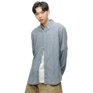 [폴로 랄프 로렌]POLO RALPH LAUREN 커스텀핏 샴브레이 셔츠 - 블루 MNPOWOV16820448-450 896713