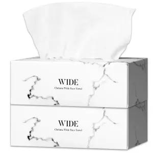 크리스마 더마랩 와이드 인견 페이스타올, 80매, 2개입