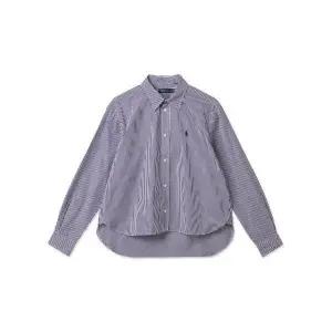 [폴로 랄프 로렌]POLO RALPH LAUREN W 스트라이프 코튼 셔츠 - 로얄 블루 WMPOSHTNDO20325-100 896418