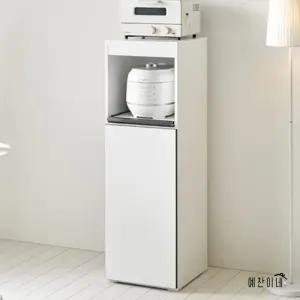 밥솥장 400 국산 E0 전기 밥솥 레일 선반 슬라이딩 수납장 밥통 거치대 다이