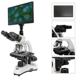 [더원사이언스] 모니터형 생물현미경 학생용 충전식 DEM-RBM Series/고품질 고성능의 혁신제품 모니터형 생물 현미경/광학/과학교구