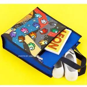 키즈 학생 입학 보조 가방 어몽어스 신발 주머니 블루 (WFGRK4C)