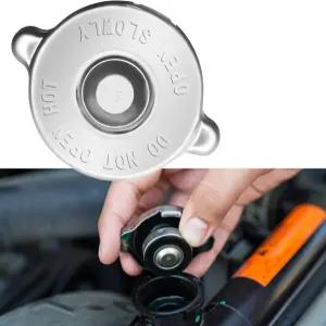 QQWD 1PC 라디에이터 캡 16PSI 차량용 액세서리 방수 및 누수 방지 냉각수 커버 교체 듀얼 러그 디자인