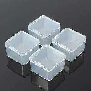 비즈 파츠 수납 케이스 정사각형 4개 정사각미니보관통