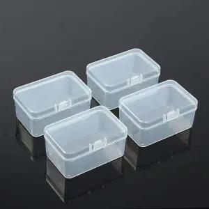 소형 플라스틱 케이스 4p 세트 직사각 소품통 낚시용품정리함